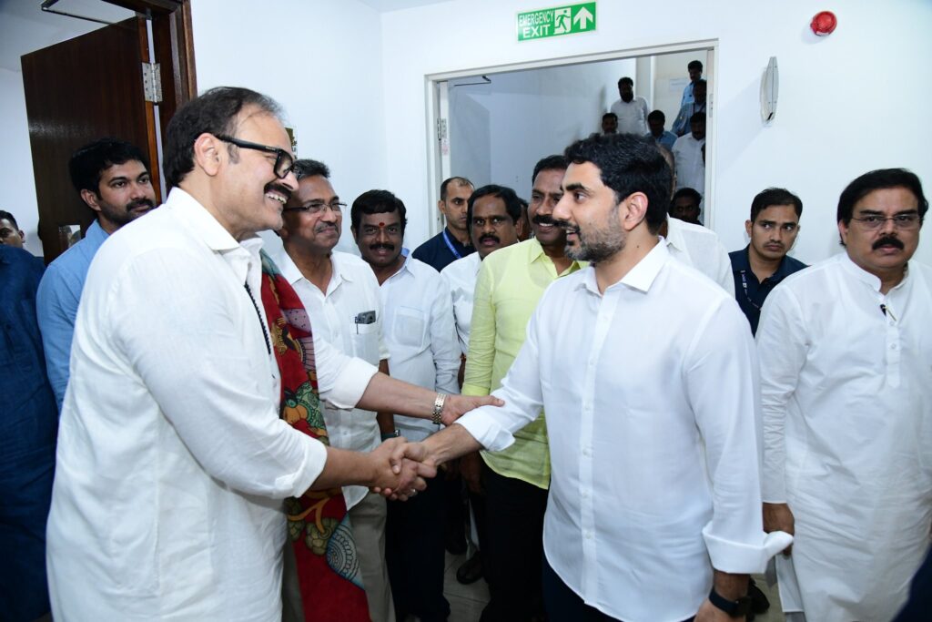 Konidela Nagababu backed by Nara Lokesh for MLC candidature of Nagababu