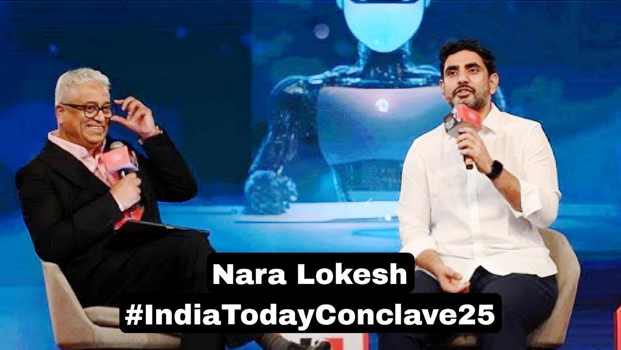 Nara Lokesh at India Today Conclave 2025