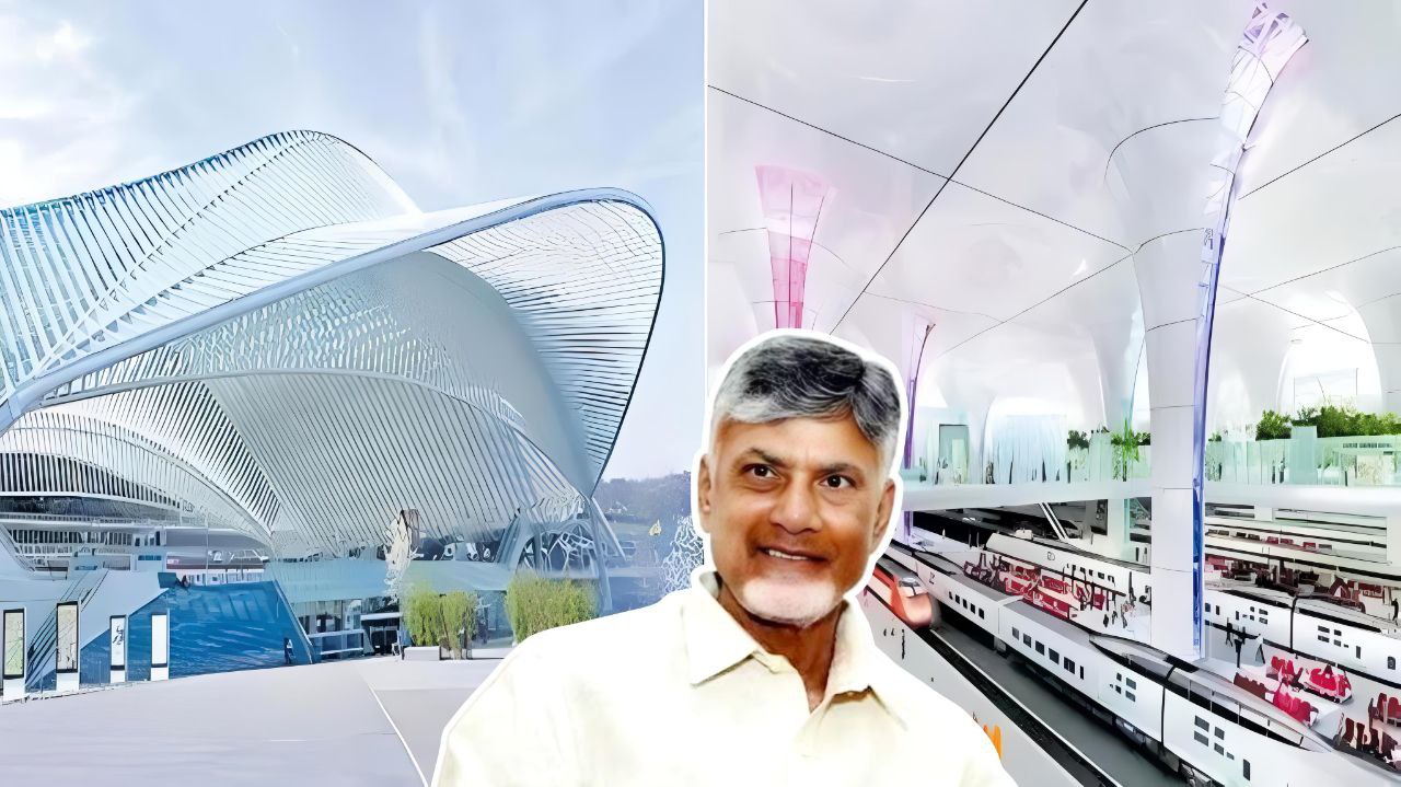 Amaravati Iconic Railway Station